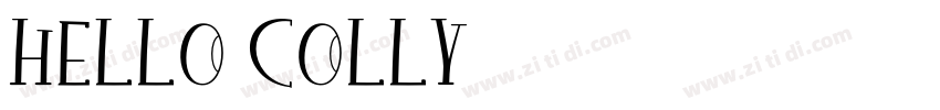 Hello Colly字体转换